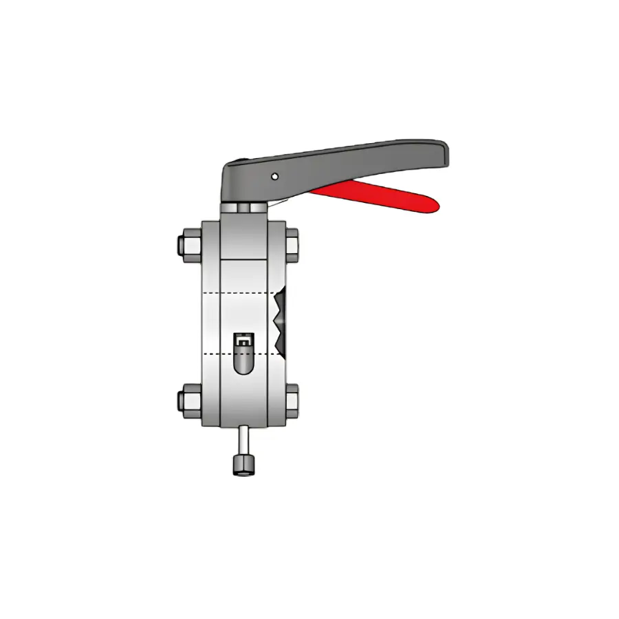 Leakage butterfly valve 4366 S-S