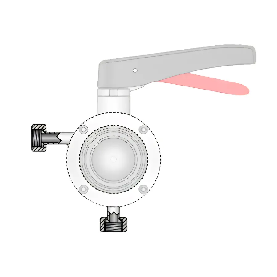 Straight-way ball valve 4062 S-S