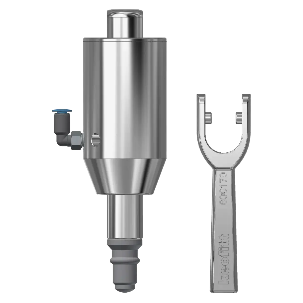 VALVE HEAD W9 TYPE N PTFE