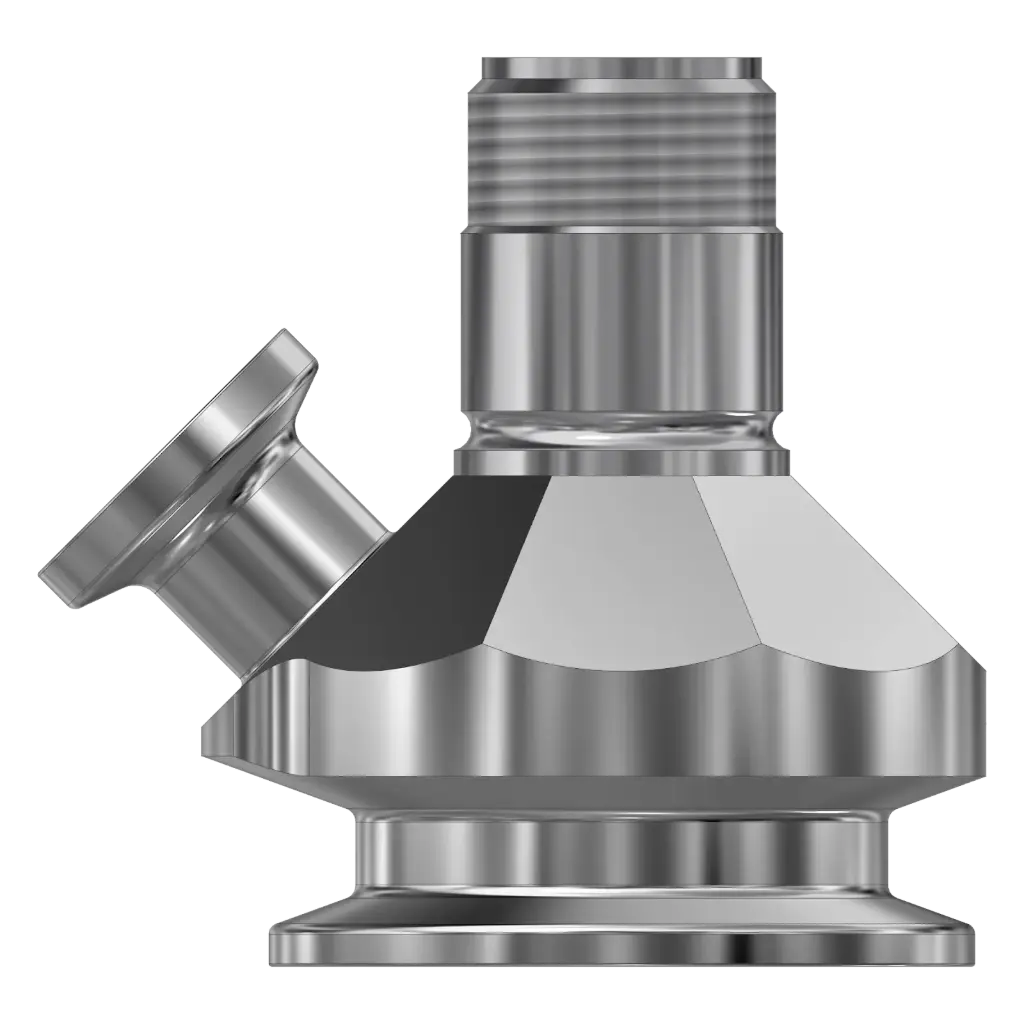 VALVE BODY W9 C1" DIN MINITRI-CLAMP OUT