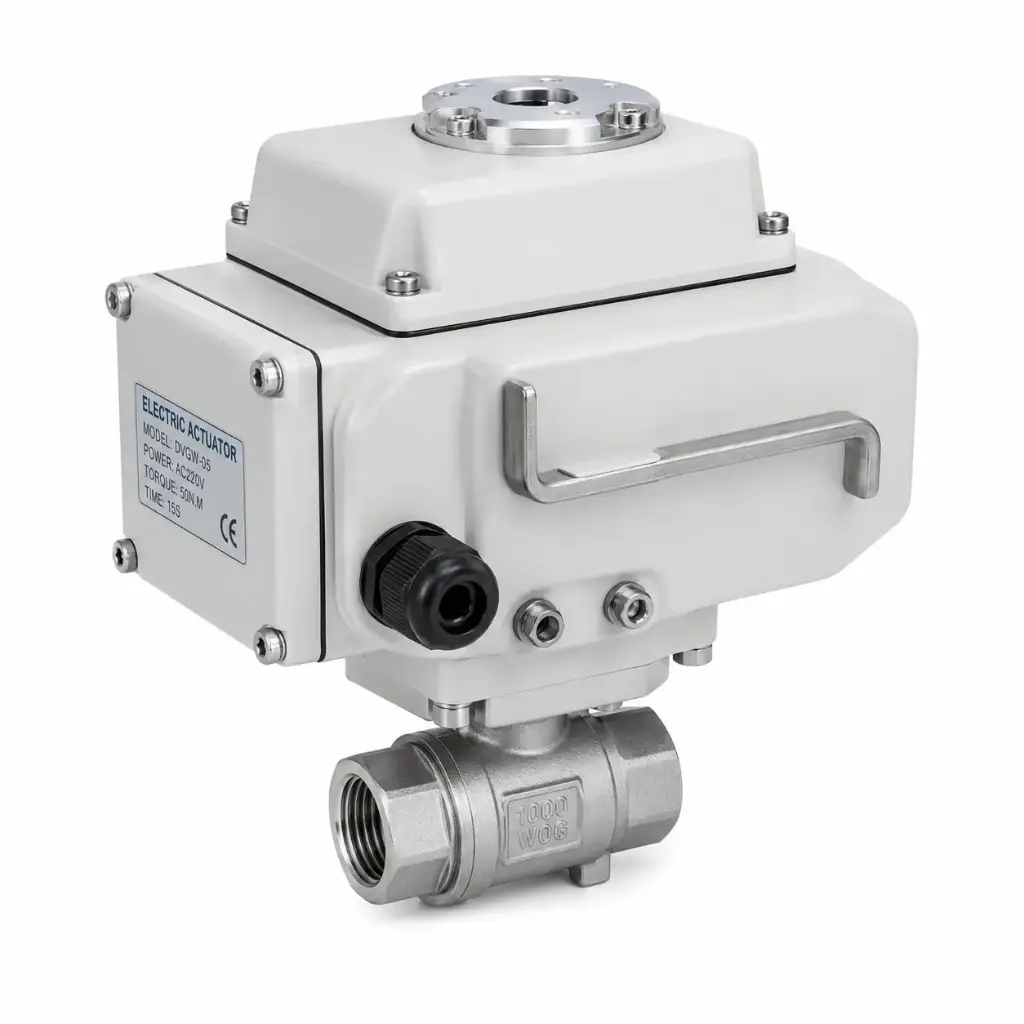 2-Way Stainless Steel Ball Valve with DVGW-water approval