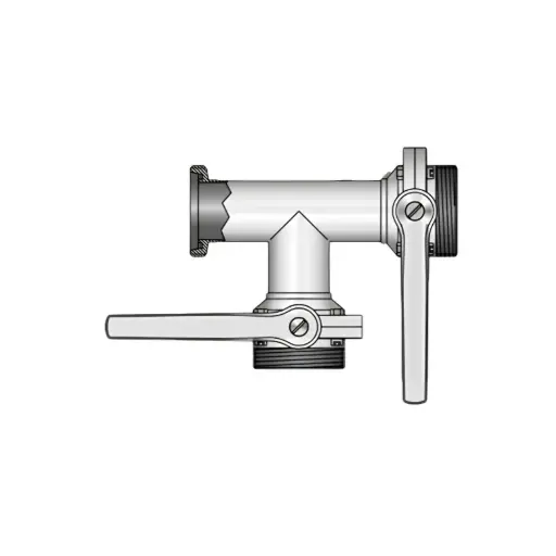 Multi-way butterfly valve 4315 G-G-G