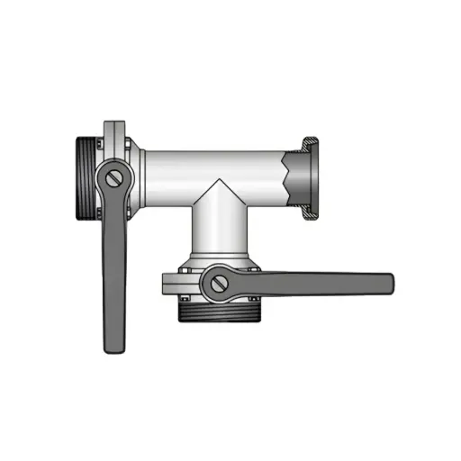 Multi-way butterfly valve 4316 G-G-G