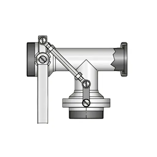 Multi-way butterfly valve 4916 G-G-G