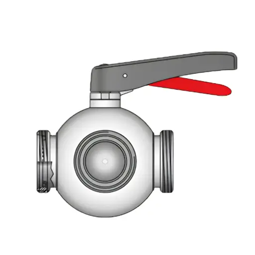 Three-way ball valve 4032 K/M-G-G