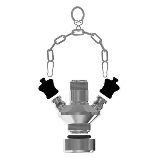 VALVE BODY W9 1" CLAMP