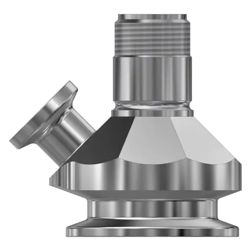 VALVE BODY W9 C1" DIN MINITRI-CLAMP OUT
