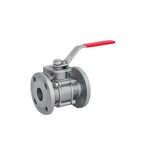2-Way Stainless Steel Ball Valve, PTFE-free