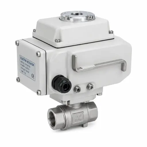 2-Way Stainless Steel Ball Valve with DVGW-water approval
