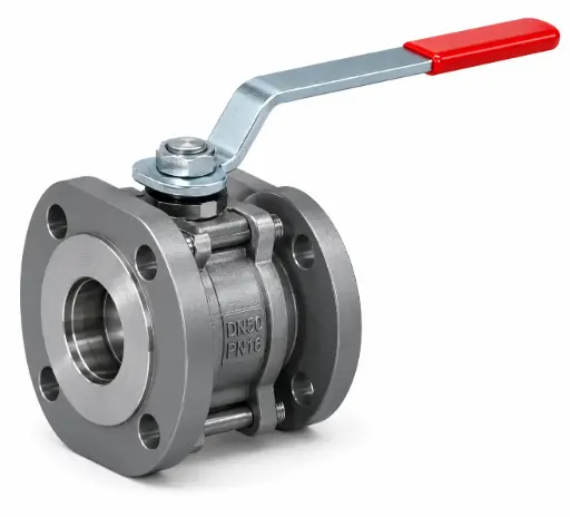 2-Way Stainless Steel Flanged Ball Valve for steam application